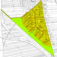 Gesetzliche Baulandumlegung Plan