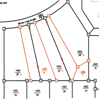 Teilungsvermessung Plan